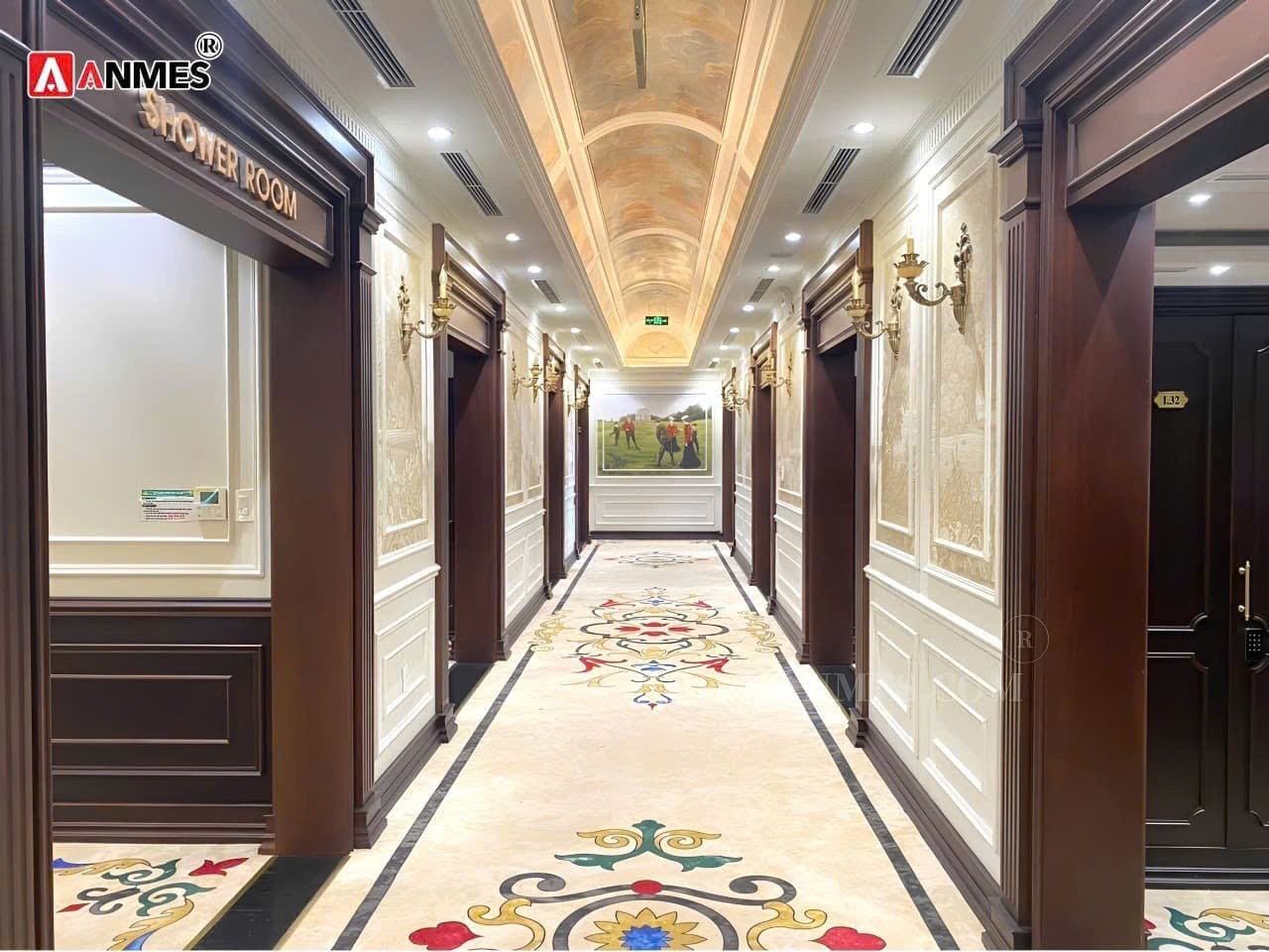 Thiết kế concept khu chức năng phòng xông hơi cho sân golf
